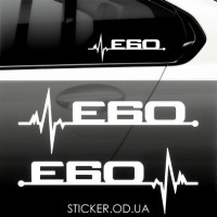 Вінілова наклейка на автомобіль BMW E60 pulse 2 шт.