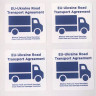  Наклейка - EU-Ukraine road transport agreement