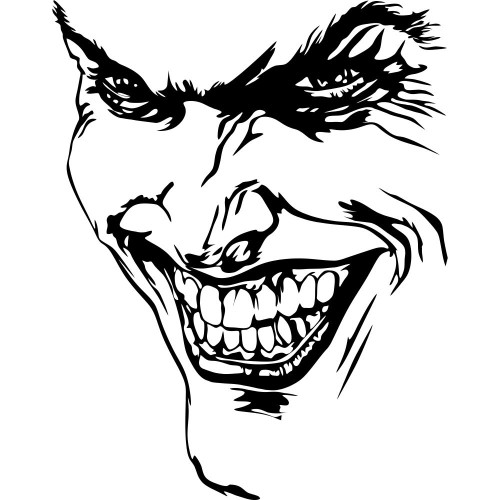 Наклейка на автомобиль - Джокер (Joker)
