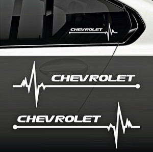 Вінілова наклейка на автомобіль - Chevrolet pulse 2 шт.