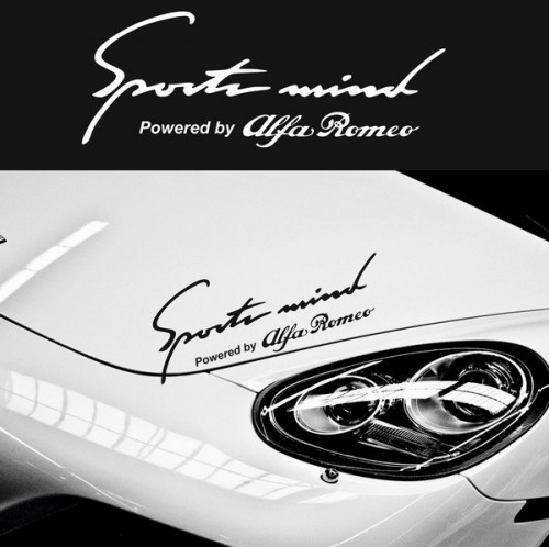 Наклейка на Alfa Romeo, Sports Minde