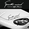 Наклейка на Alfa Romeo, Sports Minde
