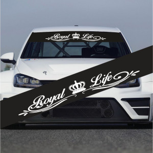 Сонцезахисна наклейка на лобове скло - Royal Life