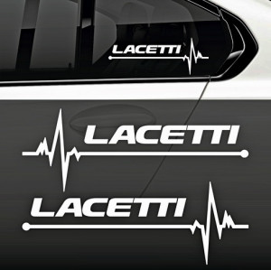 Вінілова наклейка на автомобіль - Chevrolet Lacetti pulse 2 шт.