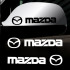 Наклейки на зеркала надпись Mazda ( 2шт.) #2