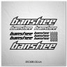 Набор наклеек на велосипед "BANSHEE", наклейки на раму.