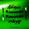 Набір вінілових наклейок на мотоцикл KAWASAKI ZX-6R, Ninja, 2007 Набір вінілових наклейок на мотоцикл KAWASAKI ZX-6R, Ninja, 2007