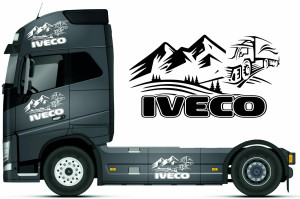 Наклейка на автомобіль - Iveco Гори