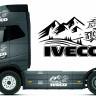 Наклейка на автомобиль - Iveco Горы