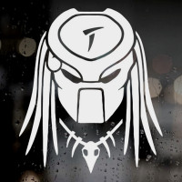 Виниловая наклейка на автомобиль - Predator / Хищник 