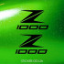 Набір вінілових наклейок на мотоцикл Kawasaki Z 1000 2 шт. v2 Набір вінілових наклейок на мотоцикл Kawasaki Z 1000 2 шт. v2