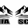 Наклейка на автомобіль - Scania Гори