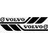 Наклейки на бік автомобіля - Volvo (2 шт) #2
