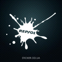 Виниловая наклейка - Repsol клякса