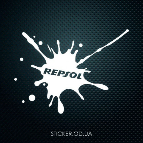 Виниловая наклейка - Repsol клякса