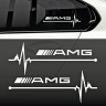 Вінілова наклейка на автомобіль - AMG pulse 2 шт.