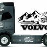 Наклейка на автомобіль - Volvo Гори