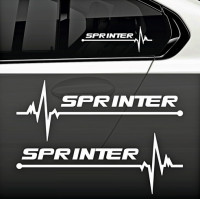 Виниловая наклейка на автомобиль Sprinter pulse 2 шт.