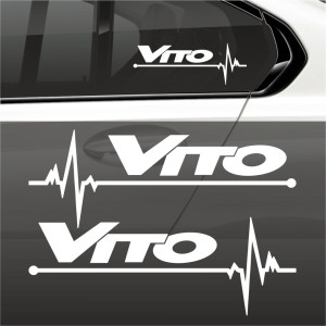 Вінилова наклейка на автомобіль - Mercedes Vito pulse (2 шт.)