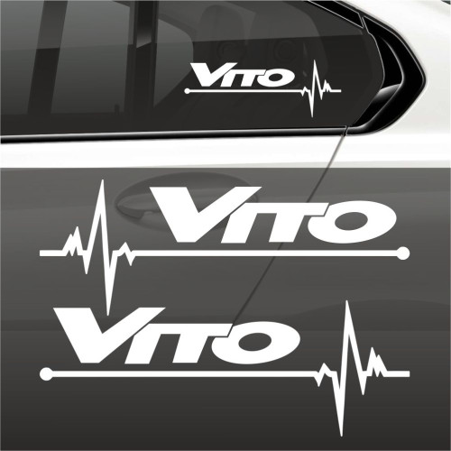 Вінилова наклейка на автомобіль - Mercedes Vito pulse (2 шт.)