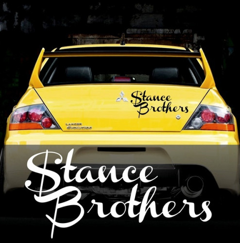 Наклейка на авто - Stance Brothers