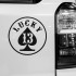 Вінілова наклейка на авто - LUCKY 13