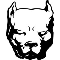 Виниловая наклейка на автомобиль - Pitbull / Питбуль