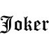 Наклейка на авто - Напис Joker
