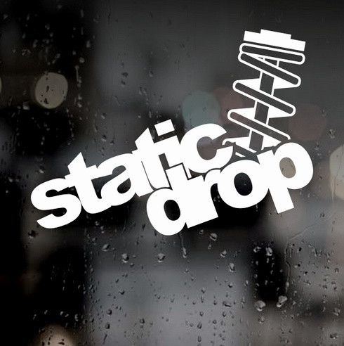 Виниловая наклейка на автомобиль - Static Drop