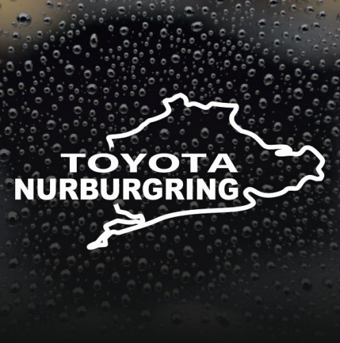 Наклейка Toyota Гоночная трасса Нюрбургринг