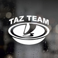 Наклейка на авто - TAZ TEAM