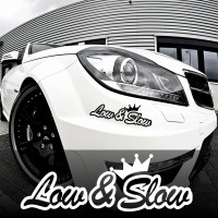 Виниловая наклейка на автомобиль - Low & Slow