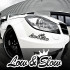 Виниловая наклейка на автомобиль - Low & Slow