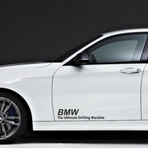 Набір вінілових наклейок на автомобіль - BMW The Ultimate Drifting Machine