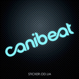 Вінілова наклейка на лобове скло автомобіля - Canibeat