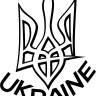 Вінілова наклейка - Тризуб Ukraine Вінілова наклейка - Тризуб Ukraine